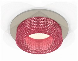 Ambrella Комплект встраиваемого светильника XC7623022 SGR/PI серый песок/розовый MR16 GU5.3 (C7623, N7193) XC7623022 - фото 115250