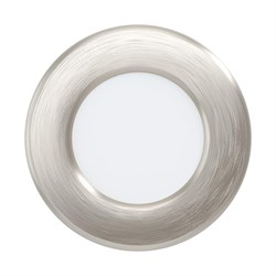 Eglo 99152 Светодиодный встраиваемый светильник FUEVA 5, 2,7W (LED), 86, ET26, 360lm, 4000K, сталь, никель матовый 99152 - фото 115322
