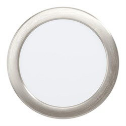 Eglo 99154 Светодиодный встраиваемый светильник FUEVA 5, 10,5W (LED), 166, ET26, 1350lm, 4000K, сталь, никель 99154 - фото 115341