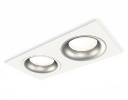 Ambrella Комплект встраиваемого светильника XC7635004 SWH/MCH белый песок/хром матовый MR16 GU5.3 (C7635, N7013) XC7635004 - фото 115400