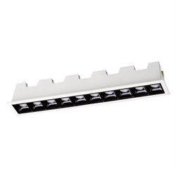 Novotech 357622 NT18 148 белый/черный Встраиваемый светильник IP20 LED 3000K 20W 160-265V ANTEY 357622 - фото 115419