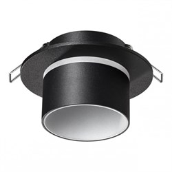 Novotech 370715 SPOT NT21 000 черный Светильник встраиваемый IP20 GU10 9W 235V LIRIO 370715 - фото 115492