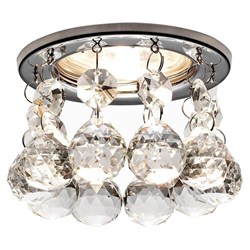 Ambrella Встраиваемый точечный светильник K2051 CH/CL хром/прозрачный MR16 K2051 CH/CL - фото 115600