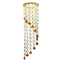 Ambrella Встраиваемый точечный светильник K3440 CL/BR/G золото/прозрачно-коричневый MR16 K3440 CL/BR/G - фото 115640