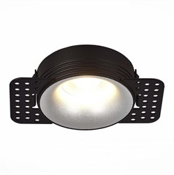 ST LUCE ST218.418.01 Св-к встр. Черный GU10 1*50W  IP20 D85xH30 165-265V Без ламп ST218.418.01 - фото 115655