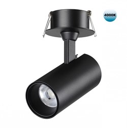 Novotech 359226 SPOT NT23 267 черный Светильник встраиваемый светодиодный IP20 LED 15W 220V 1440Лм 4000К SELENE 359226 - фото 115753