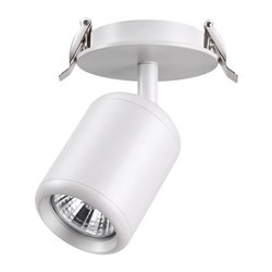 Novotech 370452 NT19 102 белый Встраиваемый светильник IP20 GU10 50W 220V PIPE 370452 - фото 115783