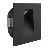 Eglo 99644 Встраиваемый светильник MECINOS, LED 1x2W, 200lm, L80, B80, H3, сталь, черный 99644 - фото 115846