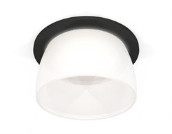 Ambrella Комплект встраиваемого светильника с акрилом XC6513069 SBK/FR черный песок/белый матовый MR16 GU5.3 (C6513, N6258) XC6513069 - фото 115847