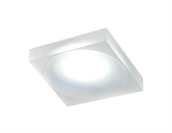 Ambrella Встраиваемый точечный светильник TN136 WH/FR белый/матовый GU5.3 80*80*32 TN136 - фото 115908