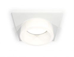 Ambrella Комплект встраиваемого светильника с акрилом XC6520065 SWH/FR белый песок/белый матовый MR16 GU5.3 (C6520, N6248) XC6520065 - фото 115916