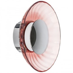 Lightstar 809012 Бра CELESTA LED 6W 300LM ХРОМ/РОЗОВЫЙ 3000K 809012 - фото 116154