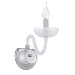 Eglo Бра FALCADO 1, 1х40W (E14), L120, H280, A230, стекло/матовый 39124 - фото 116178