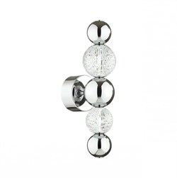 Odeon Light 5007/7WL L-VISION ODL23 419 хром/прозрачный/металл/акрил Бра LED 7W 4000K 380Лм CRYSTAL 5007/7WL - фото 116181