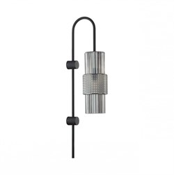 Odeon Light 5016/1W MODERN ODL23 335 черный/дымчатый металл/стекло Бра E14 1*40W PIMPA 5016/1W - фото 116368