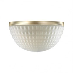 Odeon Light 4936/1W MODERN ODL22 517 золотистый/белый/стекло Бра E27 1*60W MALAGA 4936/1W - фото 116622