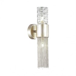 Odeon Light 4631/2W ODL20 419 серебристый/стекло/металл.цепочки Бра G9 2*40W 220V PERLA 4631/2W - фото 116886