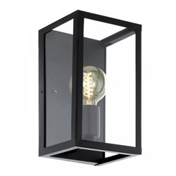 Eglo 49394 Бра CHARTERHOUSE, 1x60W (E27), L160, H280, сталь, черный/стекло, прозрачный 49394 - фото 116916