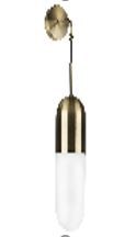 Lightstar 690611 (MB22501-1A ) Бра RAMO 1х40W E14 БРОНЗА/БЕЛЫЙ (в комплекте), шт 690611 - фото 117092