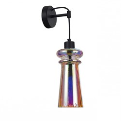 Odeon Light 4967/1W MODERN ODL23 301 матов.черный/разноцветный/металл/стекло Бра E14 1*40W PASTI 4967/1W - фото 117134