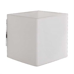 Arte Lamp Cubo Хром/Белый Бра 40W G9 1x400lm A7864AP-1WH - фото 117152