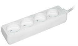 IEK Удлинитель У4 4 места 2Р/1,5 метра 2х0.75мм2 10А/250В WYP10-06-04-01-N - фото 118258