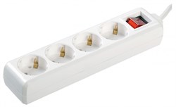 IEK Удлинитель У04К-выключатель 4 места 2Р+PЕ/1,5 метра 3х1мм2 16А/250 WYP10-16-04-01-ZK-17 - фото 118259