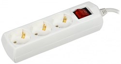 IEK GENERICA Удлинитель У03В 3 места 2P+PE/3м 3х1мм2 10А/250В WYP10-10-03-03-ZK-G - фото 118364