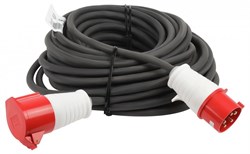 ЭРА Удлинитель силовой ЭРА IND380-U-1e-5x4-10m-IP44 на 380В в бухте 1 розетка CEE 5P 10м КГ 5х4 32A IP44 Б0057297 - фото 118407