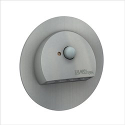 Zamel Светильник RUBI Алюминий/Хол.бел. в монт.коробку, 230V AC с датчиком движения 09-226-11 - фото 118519