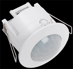 IEK Датчик движения ДД 201 белый, 1200Вт, 360 гр.,6М,IP20 LDD11-201-1200-001 - фото 118567