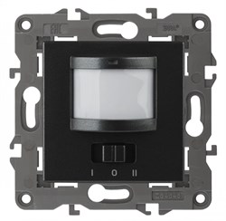 ЭРА 14-4103-05 Elegance антрацит датчик движения 2-проводной, 180-240В, 200Вт Б0034356 - фото 118602