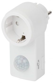 ЭРА MD 022 Датчик движения Датчик движения розеточный ДДР-01 1200Вт, 10-420с, 2-9м, 3+лк, 120 градусов Б0043799 - фото 118623