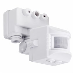 Датчик движения к прожектору ДДПР 01, 120°,1200Вт,10-2000Лк, 12 м,10-420 сек,IP44 Rexant 11-9220 - фото 118681