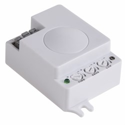 Датчик движения потолочный микроволновый ДДПМ 02, 180 (гориз)/ 360 (верт) ,1200 Вт,10-2000Лк, 3-10 м,10-900 сек,5,8ГГц. Rexant 11-9217 - фото 118694