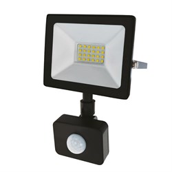 Прожектор светодиодный с датчиком движения 20 Вт 200–260В IP44 1600 лм 6500 K холодный свет Rexant 605-008 - фото 118726