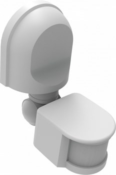 Dekraft Датчик движения инфракрасный ДДИ-101 02 1200Вт 2-12м 180° белый, IP44 60131DEK - фото 118736