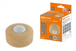 TDM Датчик движения потол. ДДП-03С (1200Вт, 10-900с, 6м , 3+Лк, 120(сб)+360(св)гр IP33), "ЭКО" сосна SQ0324-0043 - фото 118792