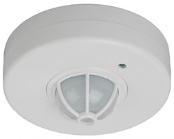 ЭРА MD 017 Датчик движения Датчик движения белый, максимальная нагрузка 1200Вт, угол обзора 180-360 градусов Б0043794 - фото 118867