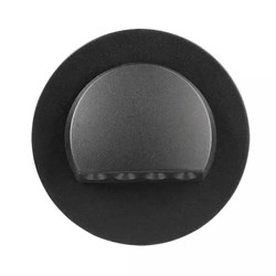 Zamel Светильник RUBI Чёрный/Нейтр.бел. в монт.коробку, 230V AC с датчиком движения 09-226-67 - фото 118924