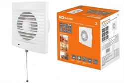 TDM Вентилятор бытовой настенный 100 СВ, с выключателем, SQ1807-0016 - фото 119673