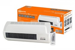 TDM Тепловентилятор ТВН-1, настенный, 2000 Вт, регул. мощн. (1000/2000 Вт), таймер, пульт ДУ, SQ2520-1304 - фото 119703