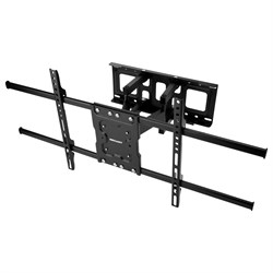 Кронштейн для телевизора 37"-85" дюймов, наклонно-поворотный, двойное колено серия HOME Rexant 38-0384 - фото 122229