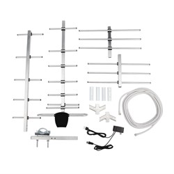 Антенна наружная «Активная» для цифрового ТВ DVB-T2, RX-406-DEF Rexant 34-0773 - фото 122236