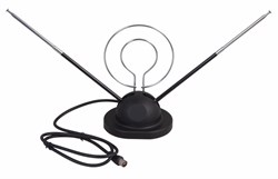 ТВ-Антенна комнатная телескопическая на подставке "Усы" (модель RX-105) Rexant 34-0105 - фото 122270