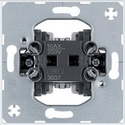 3037 Одноклавишный выключатель  Модульные механизмы Berker - фото 14492