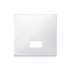 Клавиша для выключателя с подсветкой, Merten Antique цвет: полярно-белый - фото 14614