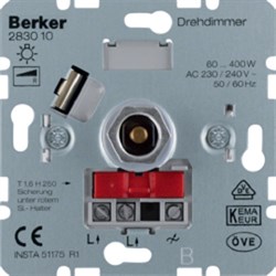283010 Поворотный диммер  Домашняя электроника Berker - фото 15010