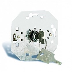 Simon 75 Мех Выключатель системы управления на 2 положения (поворотный) с ключом, 5А 250В, S82,82N,88 - фото 24703