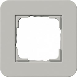 Gira серия E3 Серый/антрацит Рамка 1-ая - фото 26432